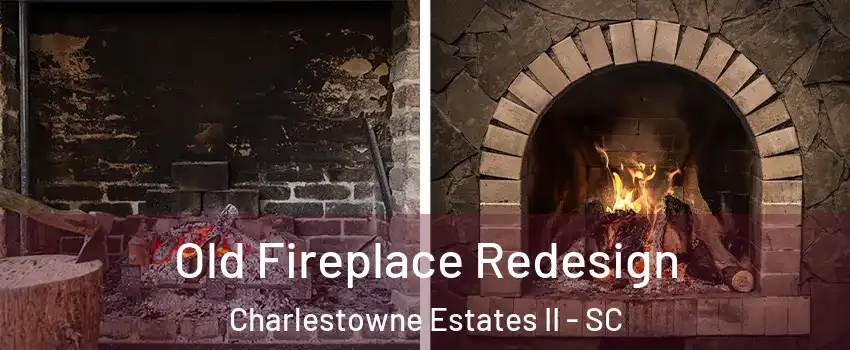 Old Fireplace Redesign Charlestowne Estates II - SC