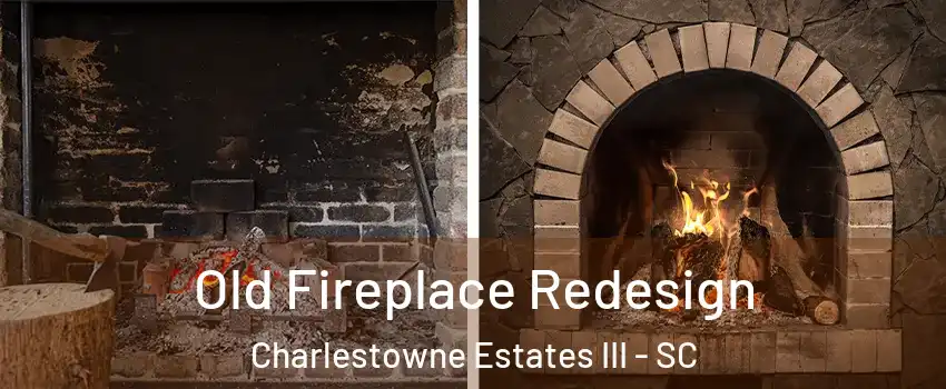 Old Fireplace Redesign Charlestowne Estates III - SC