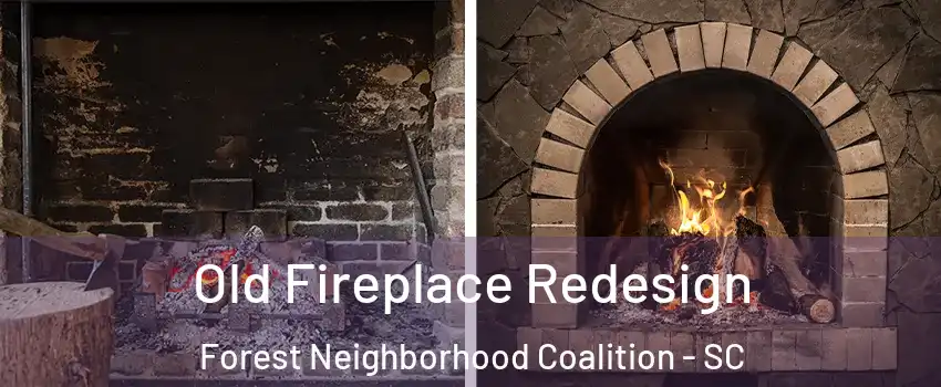 Old Fireplace Redesign Forest Neighborhood Coalition - SC