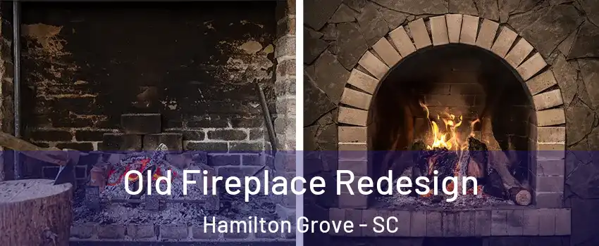 Old Fireplace Redesign Hamilton Grove - SC