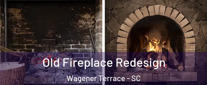 Old Fireplace Redesign Wagener Terrace - SC