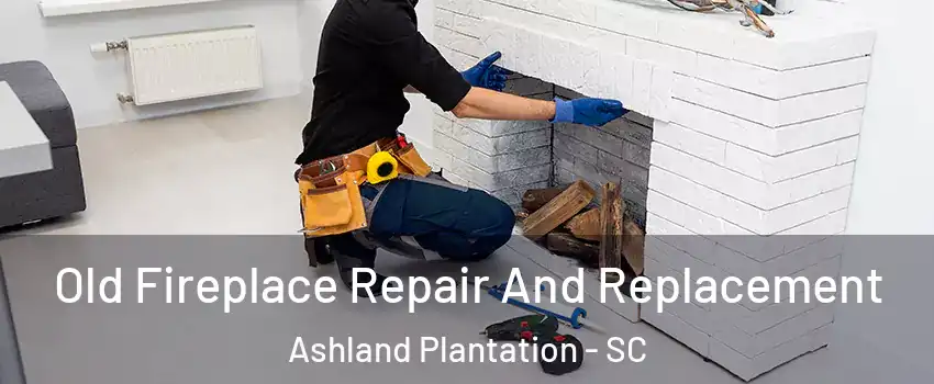 Old Fireplace Repair And Replacement Ashland Plantation - SC