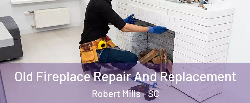 Old Fireplace Repair And Replacement Robert Mills - SC