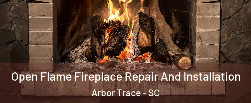 Open Flame Fireplace Repair And Installation Arbor Trace - SC