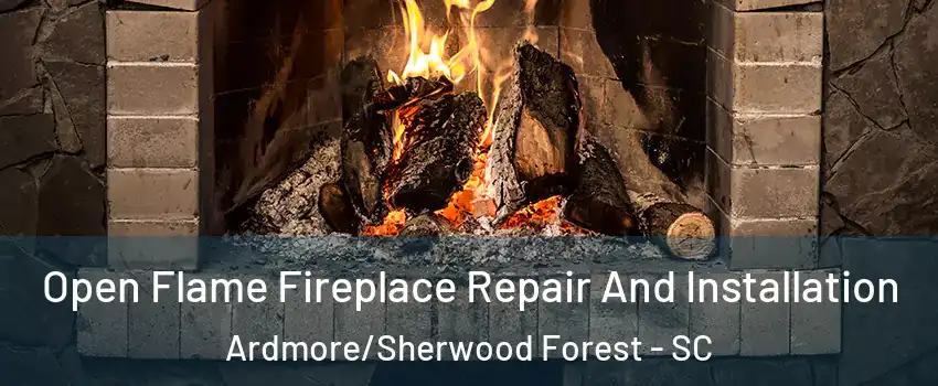 Open Flame Fireplace Repair And Installation Ardmore/Sherwood Forest - SC