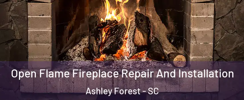 Open Flame Fireplace Repair And Installation Ashley Forest - SC