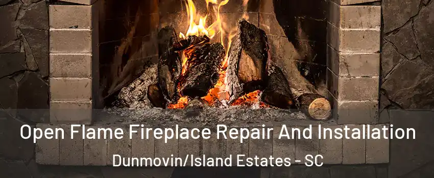 Open Flame Fireplace Repair And Installation Dunmovin/Island Estates - SC