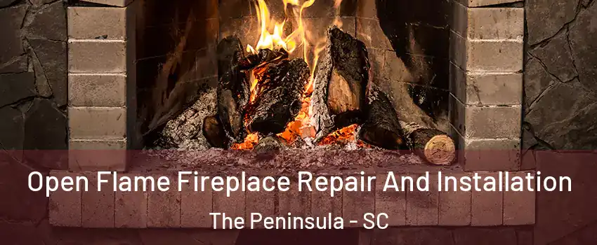 Open Flame Fireplace Repair And Installation The Peninsula - SC