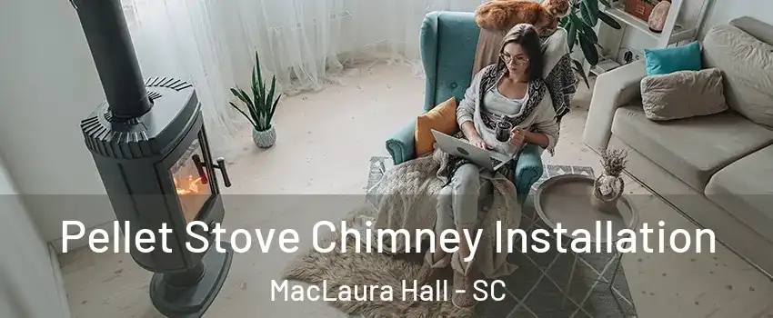 Pellet Stove Chimney Installation MacLaura Hall - SC