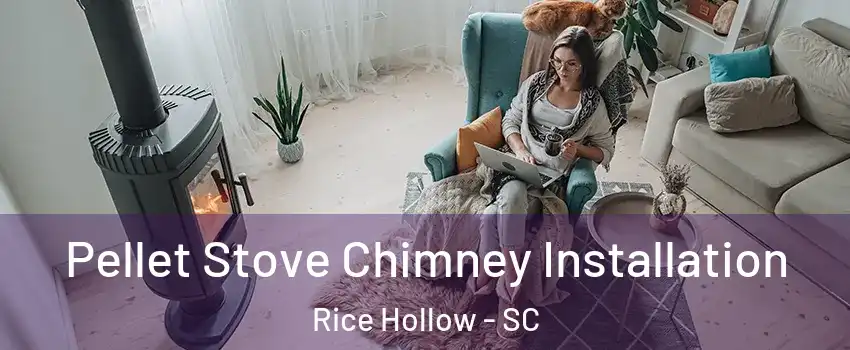 Pellet Stove Chimney Installation Rice Hollow - SC