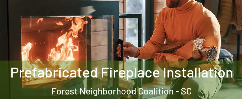 Prefabricated Fireplace Installation Forest Neighborhood Coalition - SC