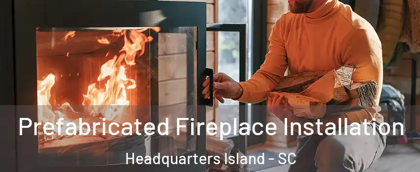 Prefabricated Fireplace Installation Headquarters Island - SC