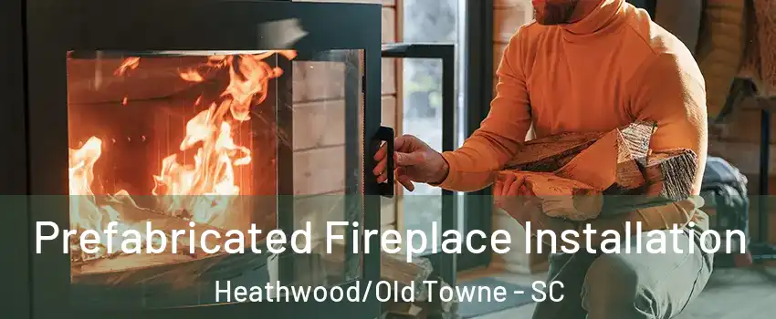 Prefabricated Fireplace Installation Heathwood/Old Towne - SC