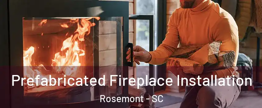 Prefabricated Fireplace Installation Rosemont - SC