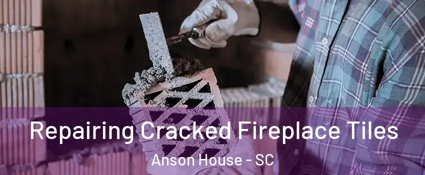 Repairing Cracked Fireplace Tiles Anson House - SC