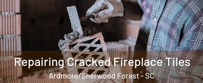 Repairing Cracked Fireplace Tiles Ardmore/Sherwood Forest - SC