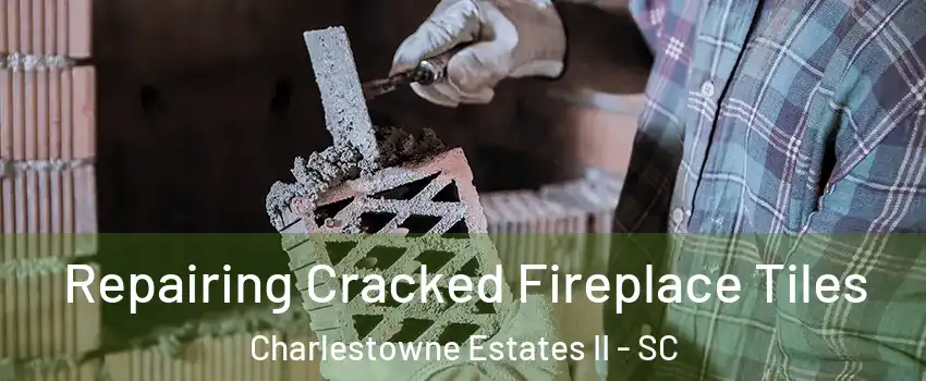 Repairing Cracked Fireplace Tiles Charlestowne Estates II - SC