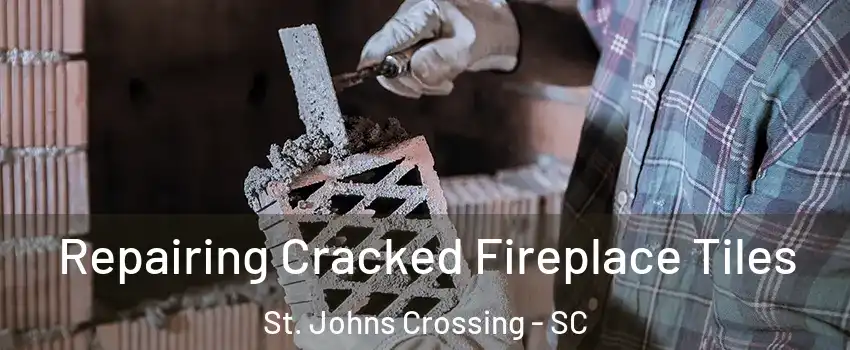 Repairing Cracked Fireplace Tiles St. Johns Crossing - SC