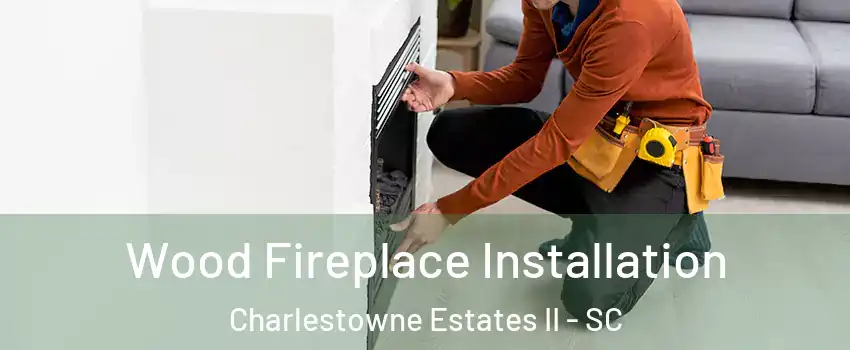 Wood Fireplace Installation Charlestowne Estates II - SC